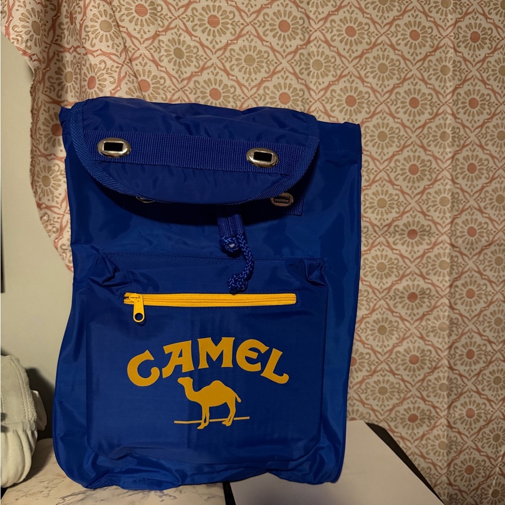 Vintage Camel Blue Backpack - RARE - Picture 3 of 12